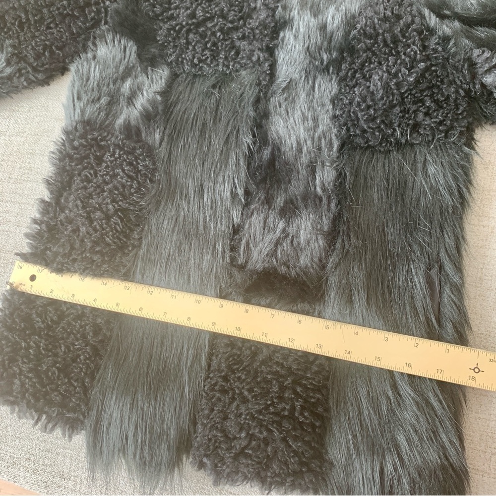 🖤 EXPRESS Black Pieced Patchwork Mixed Panels Fa… - image 15